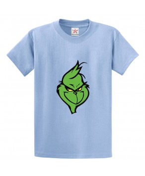 The Grinch Unisex Classic Kids and Adults T-Shirt for Animated Movie Fans